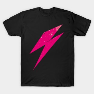 Street art vintage pink lightning bolt thunder T-Shirt